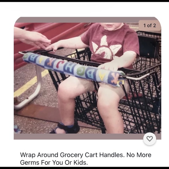 It’s a wrap. Wrap around handles to prevent germs for you and your kids. - Picture 1 of 2